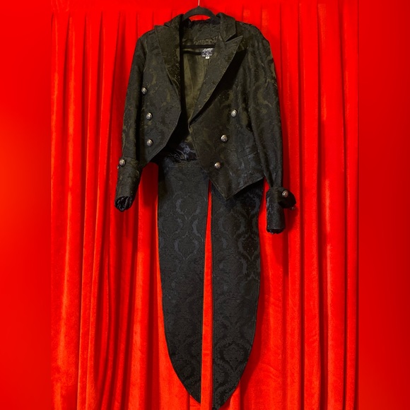Custom Shrine of Hollywood steampunk jacket with tails. - Picture 1 of 9